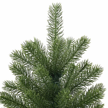 vidaXL Künstlicher Weihnachtsbaum Grün 210 cm PVC, PE und Stahl