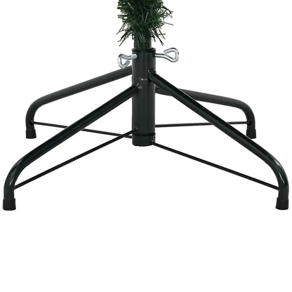 vidaXL Künstlicher Weihnachtsbaum Grün 210 cm PVC, PE und Stahl