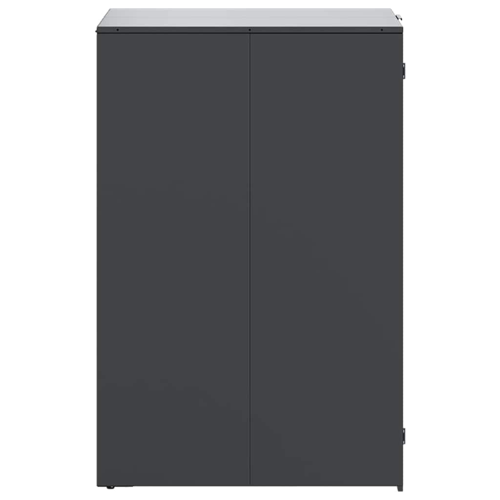 Mülltonnenlager mit Gas-Hebedeckel für 240L Tonne Anthrazit