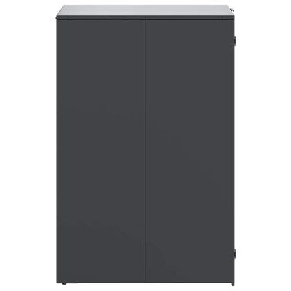 Mülltonnenlager mit Gas-Hebedeckel für 240L Tonne Anthrazit