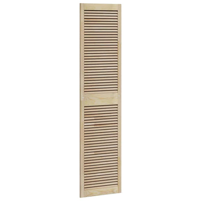 vidaXL Schranktür Natur 201 x 2,1 x 49,5 cm Massives Kiefernholz