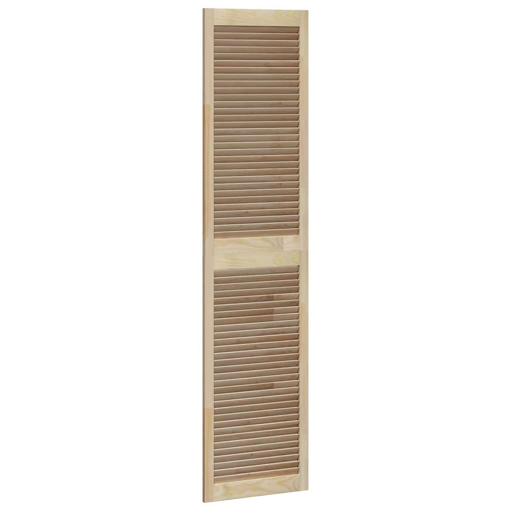 vidaXL Schranktür Natur 201 x 2,1 x 49,5 cm Massives Kiefernholz