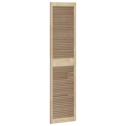 vidaXL Schranktür Natur 201 x 2,1 x 49,5 cm Massives Kiefernholz