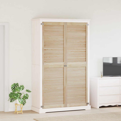 vidaXL Schranktür 2 pcs Natur 201 x 2,1 x 59,5 cm Massives Kiefernholz