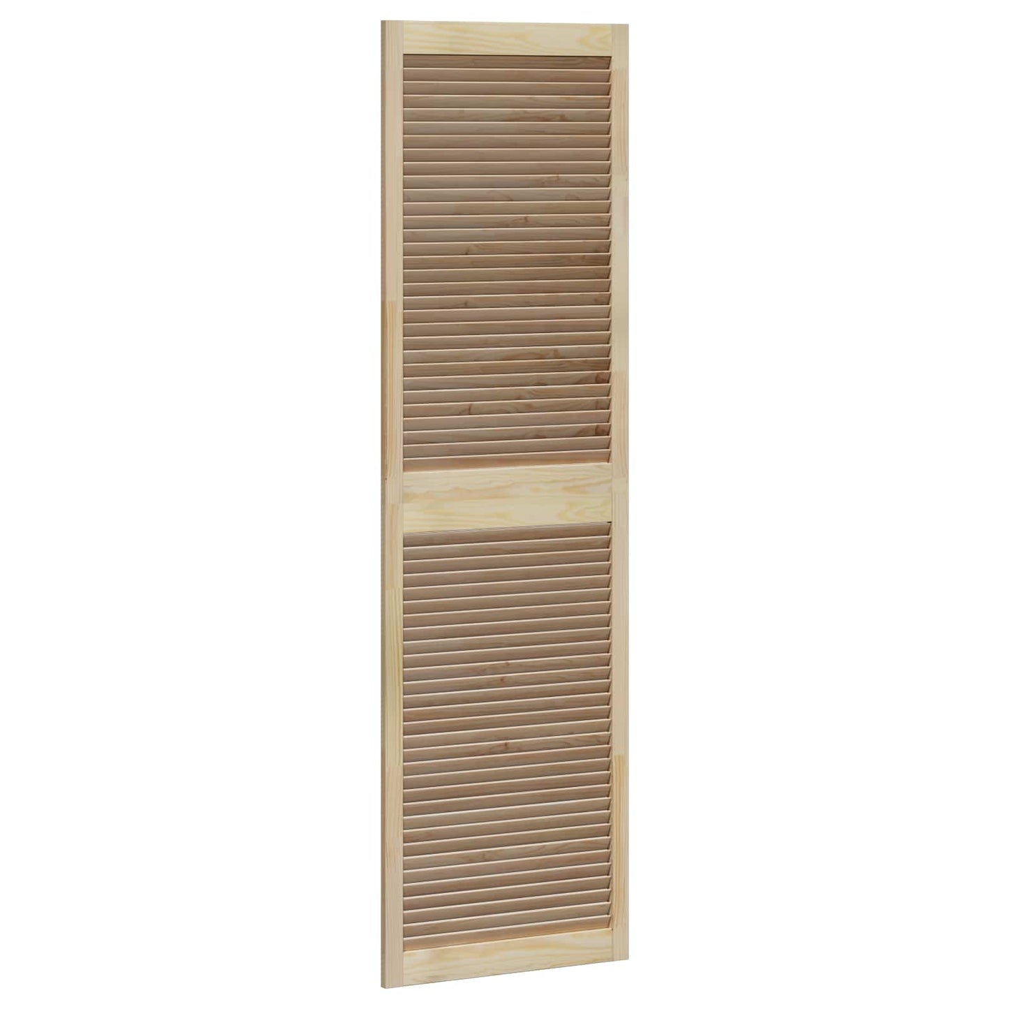 vidaXL Schranktür 2 pcs Natur 201 x 2,1 x 59,5 cm Massives Kiefernholz