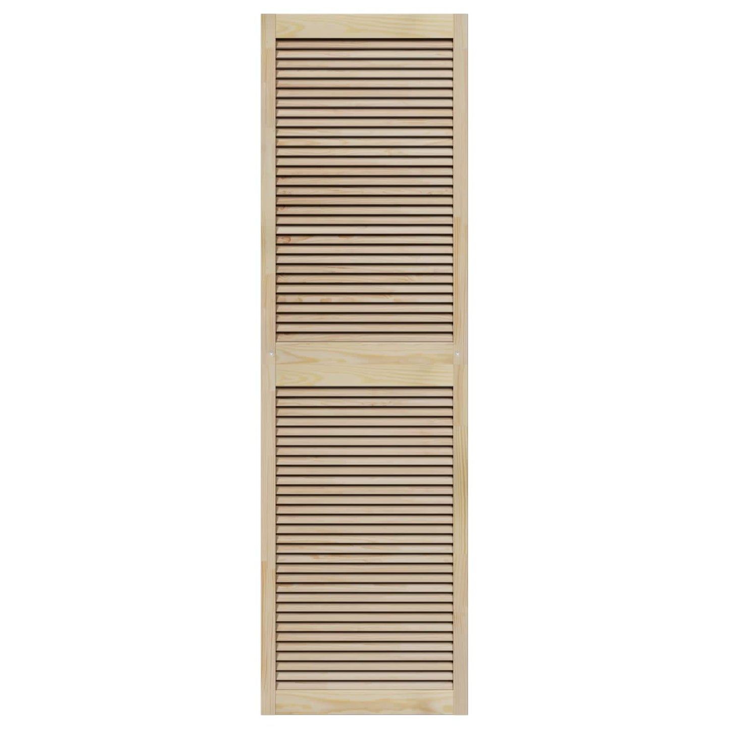 vidaXL Schranktür 2 pcs Natur 201 x 2,1 x 59,5 cm Massives Kiefernholz