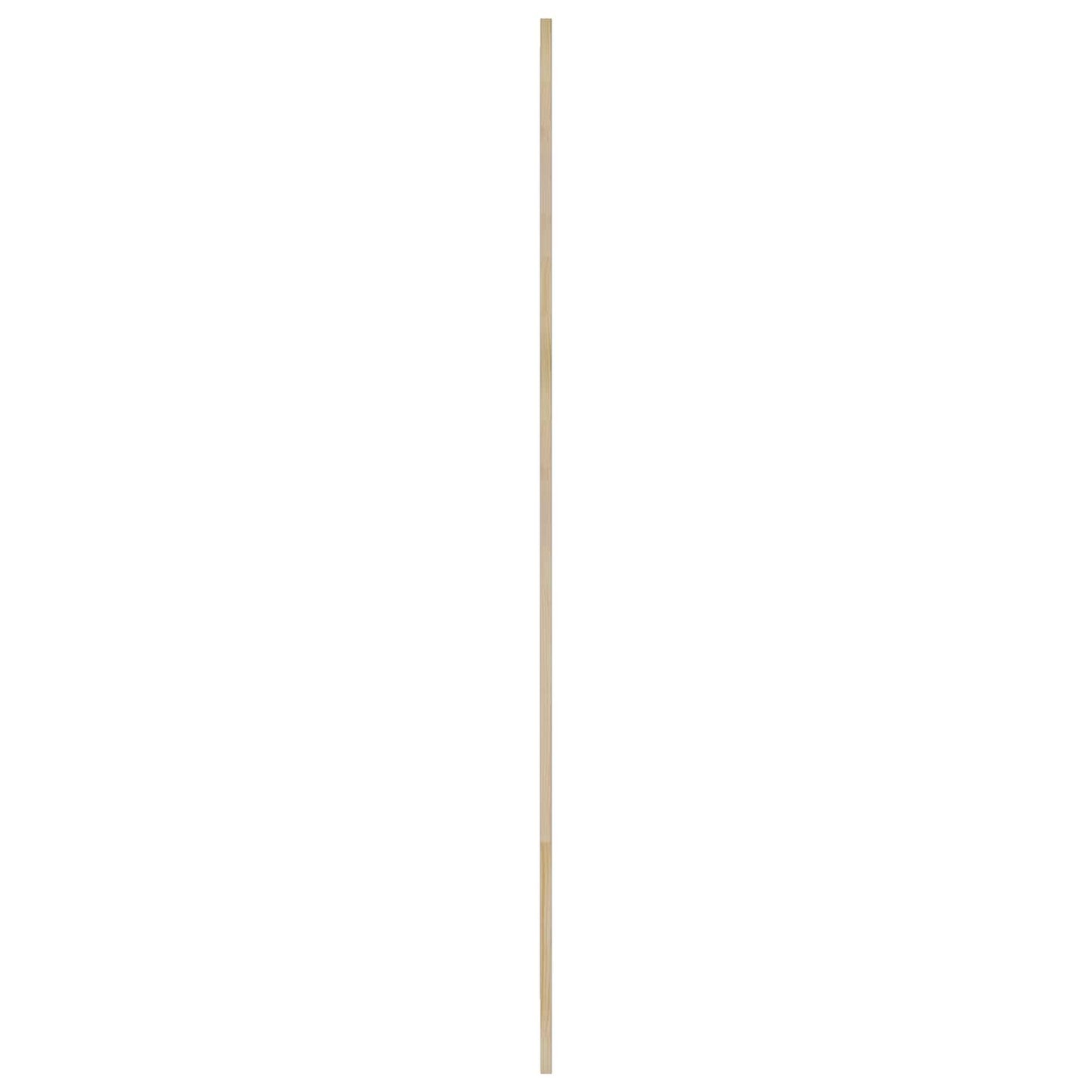 vidaXL Schranktür 2 pcs Natur 201 x 2,1 x 59,5 cm Massives Kiefernholz