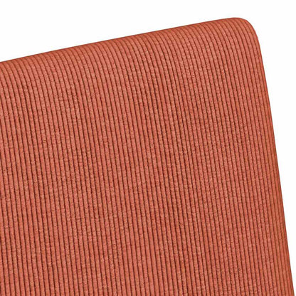 Esszimmerstühle mit Rollen 2 pcs Rot orange 57 x 66 x 94 cm