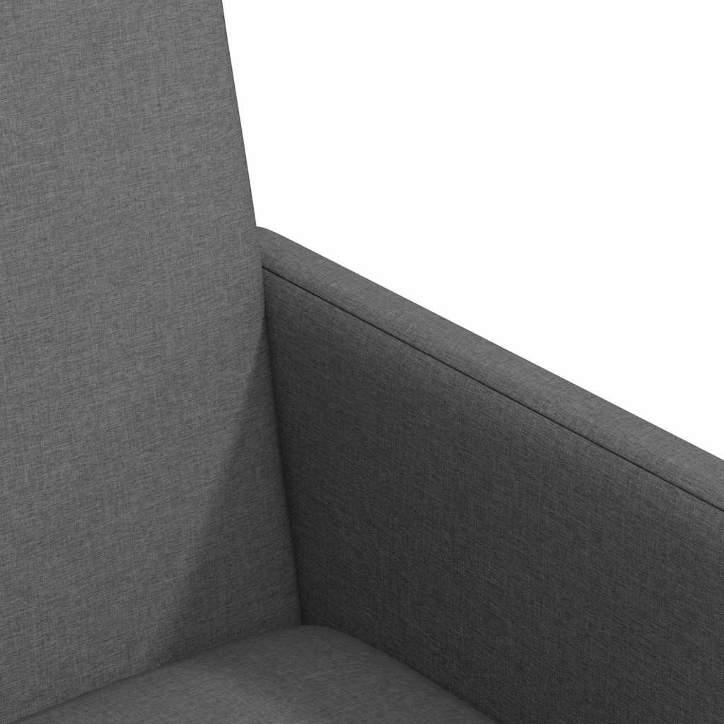 vidaXL Chaises de salle à manger à roulettes 2 pcs Gris foncé 57 x 66 x 94 cm