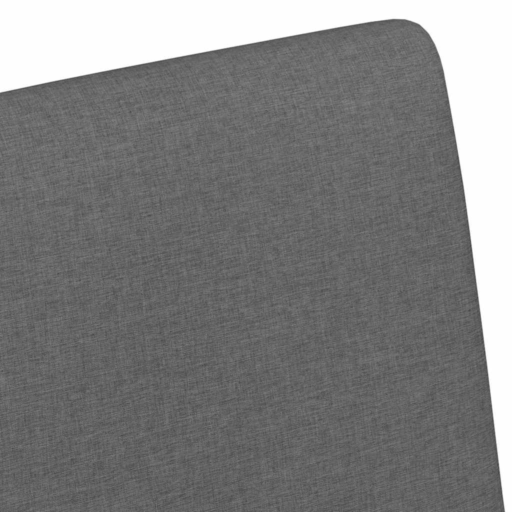 vidaXL Chaises de salle à manger à roulettes 2 pcs Gris foncé 57 x 66 x 94 cm