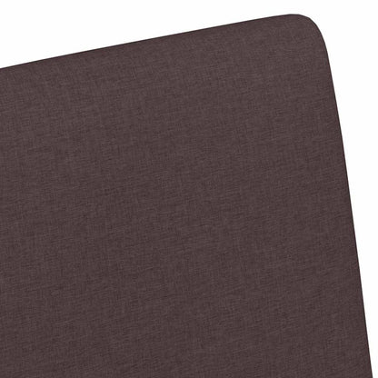 vidaXL Esszimmerstühle mit Rollen 2 pcs Dunkelbraun 57 x 66 x 94 cm