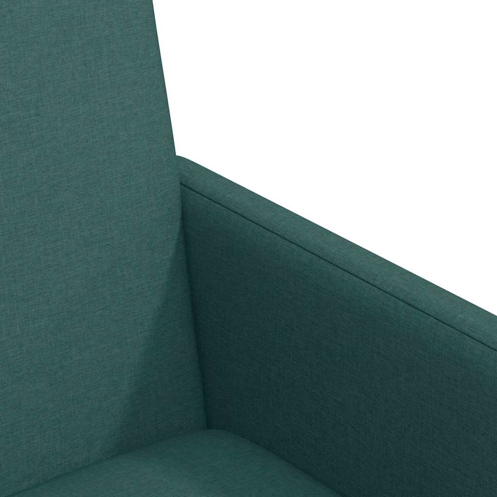 vidaXL Esszimmerstühle mit Rollen 2 pcs Dunkelgrün 57 x 66 x 94 cm