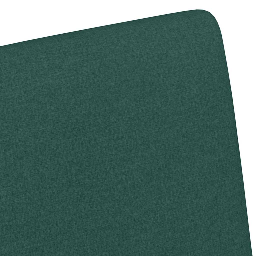 vidaXL Esszimmerstühle mit Rollen 2 pcs Dunkelgrün 57 x 66 x 94 cm