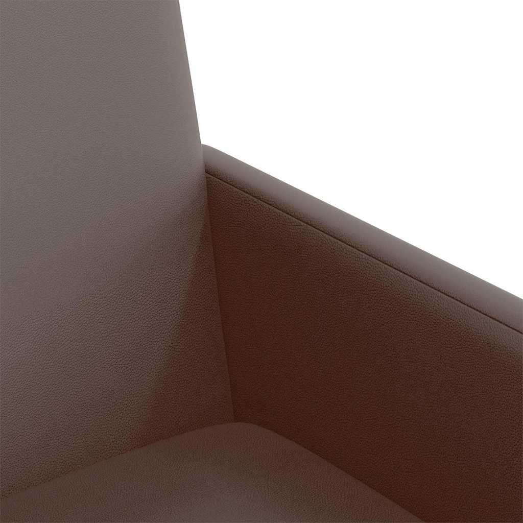 Esszimmerstühle mit Rollen 2 pcs Braun 57 x 66 x 94 cm