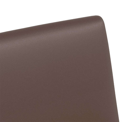 Esszimmerstühle mit Rollen 2 pcs Braun 57 x 66 x 94 cm