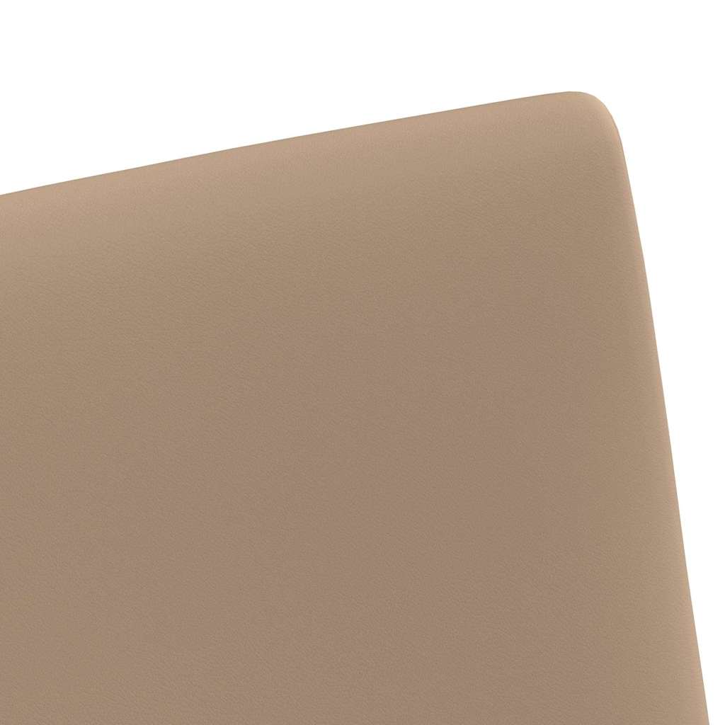 vidaXL Esszimmerstühle mit Rollen 2 pcs Cappuccino 57 x 66 x 94 cm