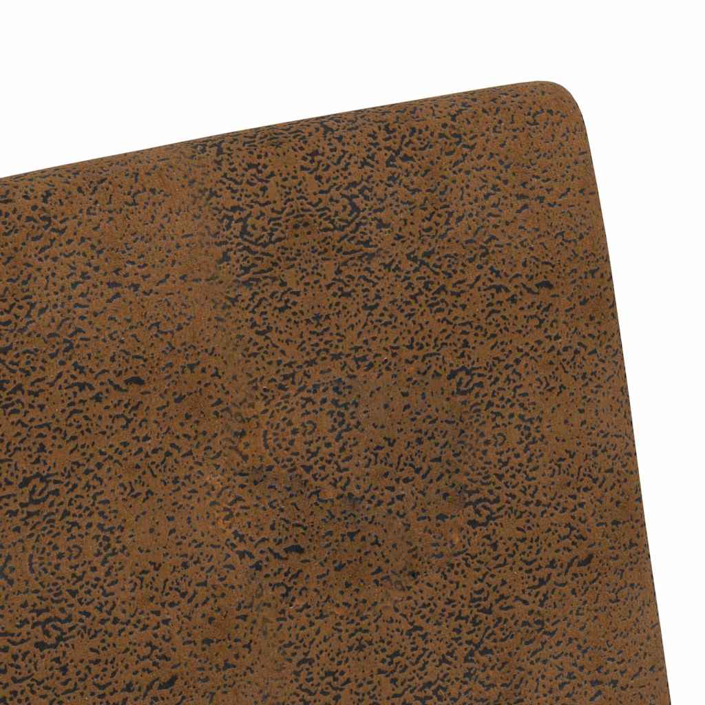 Esszimmerstühle mit Rollen 2 pcs Braun 57 x 66 x 94 cm