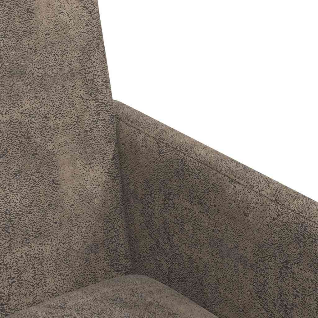 vidaXL Esszimmerstühle mit Rollen 2 pcs Dunkelgrau 57 x 66 x 94 cm