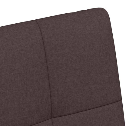 vidaXL Esszimmerstühle mit Rollen 2 pcs Dunkelbraun 58 x 65 x 94 cm