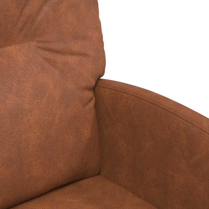 vidaXL Esszimmerstühle mit Rollen 2 pcs Braun 57 x 67 x 95 cm
