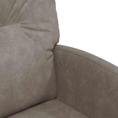 Esszimmerstühle mit Rollen 2 pcs Grau 57 x 67 x 95 cm