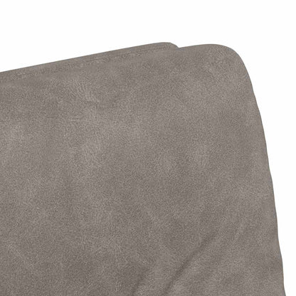 Esszimmerstühle mit Rollen 2 pcs Grau 57 x 67 x 95 cm