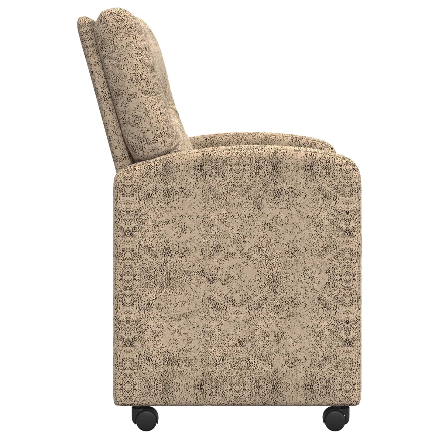 vidaXL Esszimmerstühle mit Rollen 2 pcs Hellgrau 57 x 67 x 95 cm