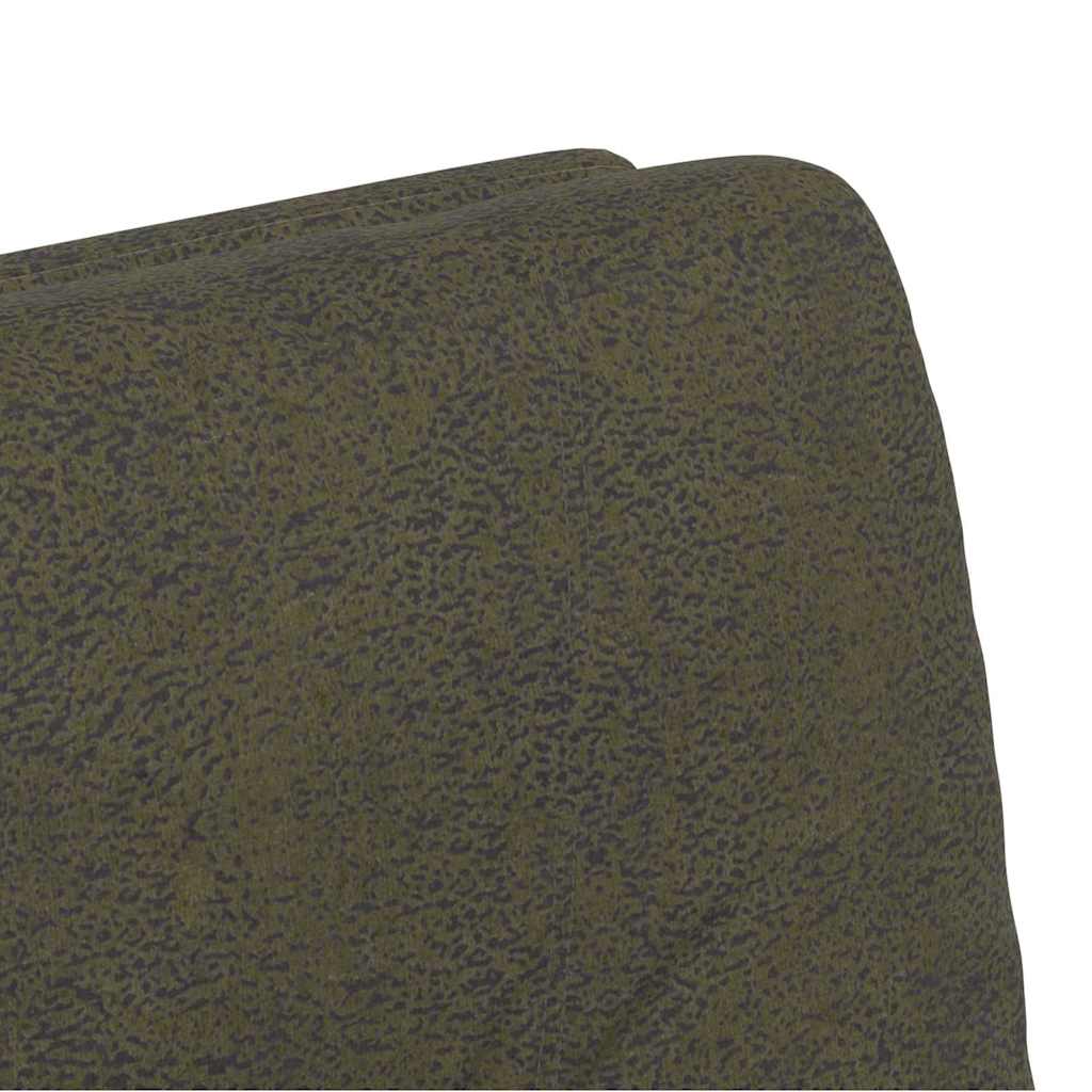 vidaXL Esszimmerstühle mit Rollen 2 pcs Armeegrün 57 x 67 x 95 cm