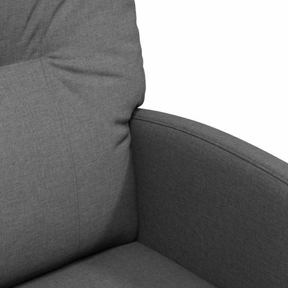 Esszimmerstühle mit Rollen 2 pcs Dunkelgrau 57 x 67 x 95 cm