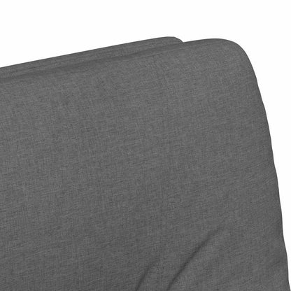 Esszimmerstühle mit Rollen 2 pcs Dunkelgrau 57 x 67 x 95 cm