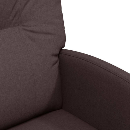 vidaXL Esszimmerstühle mit Rollen 2 pcs Dunkelbraun 57 x 67 x 95 cm