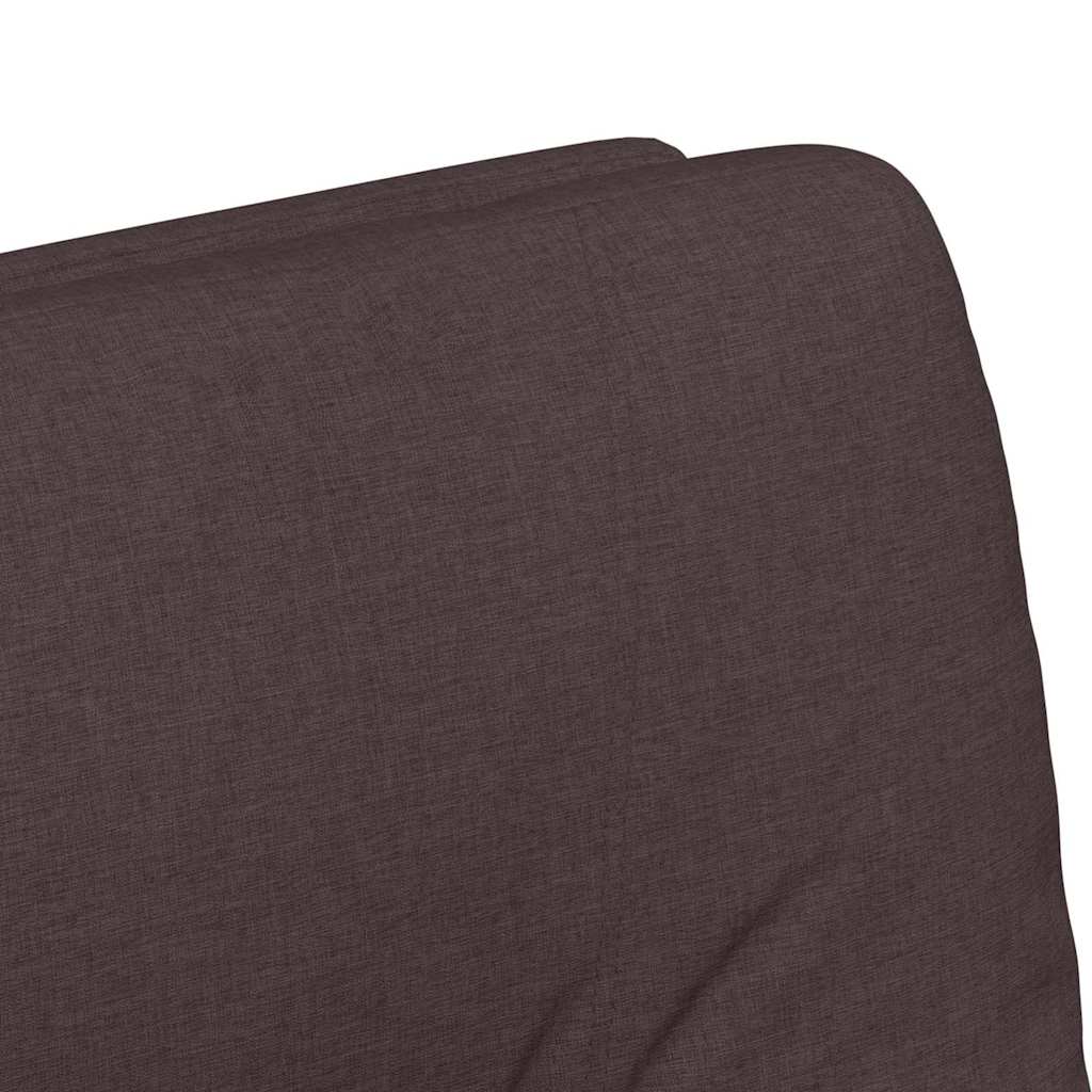vidaXL Esszimmerstühle mit Rollen 2 pcs Dunkelbraun 57 x 67 x 95 cm