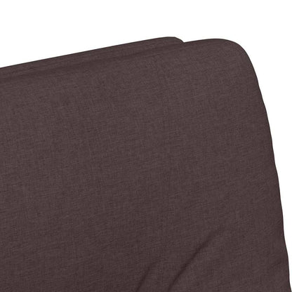 vidaXL Esszimmerstühle mit Rollen 2 pcs Dunkelbraun 57 x 67 x 95 cm