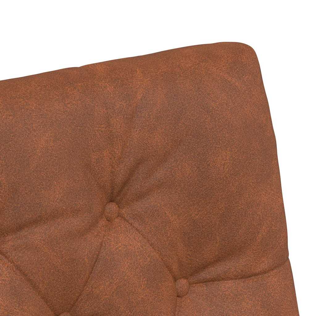 Esszimmerstühle mit Rollen 2 pcs Braun 58 x 67 x 97 cm