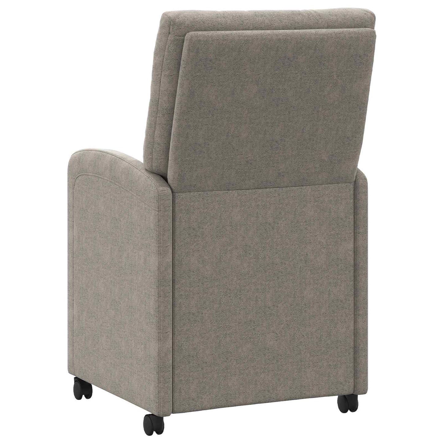vidaXL Esszimmerstühle mit Rollen 2 pcs Hellgrau 58 x 67 x 97 cm