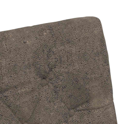 vidaXL Esszimmerstühle mit Rollen 2 pcs Dunkelgrau 58 x 67 x 97 cm