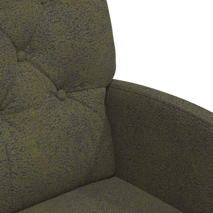 vidaXL Esszimmerstühle mit Rollen 2 pcs Armeegrün 58 x 67 x 97 cm