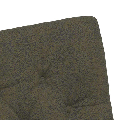 vidaXL Esszimmerstühle mit Rollen 2 pcs Armeegrün 58 x 67 x 97 cm
