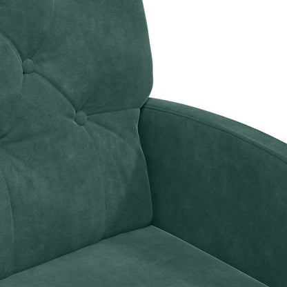 vidaXL Esszimmerstühle mit Rollen 2 pcs Dunkelgrün 58 x 67 x 97 cm