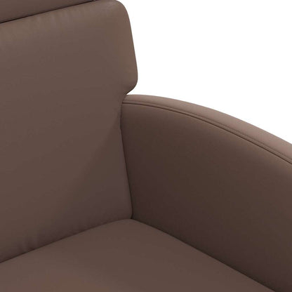 vidaXL Esszimmerstühle mit Rollen 2 pcs Braun 58 x 65 x 98 cm