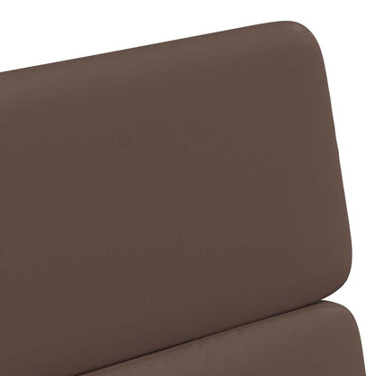 vidaXL Esszimmerstühle mit Rollen 2 pcs Braun 58 x 65 x 98 cm