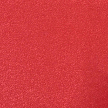 vidaXL Esszimmerstühle mit Rollen 2 pcs Rot 58 x 65 x 98 cm Kunstleder