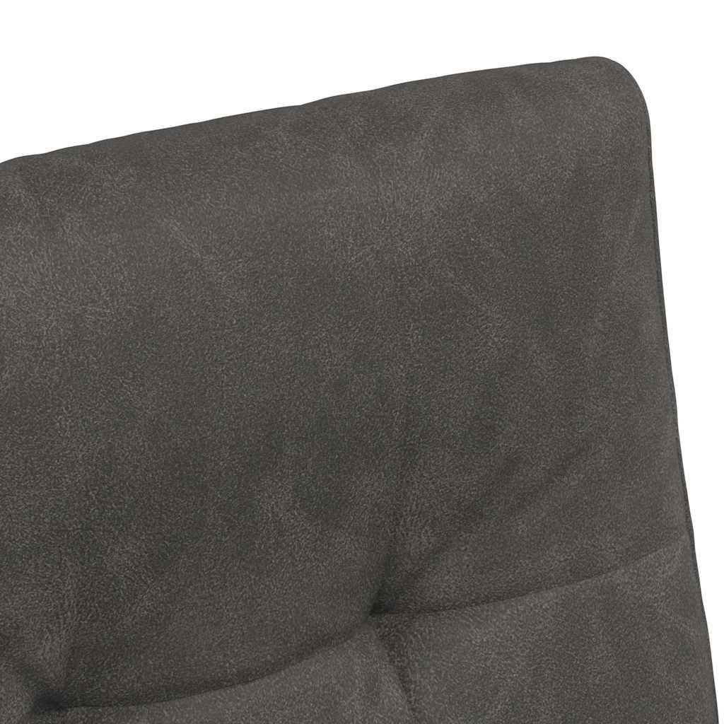 Esszimmerstühle mit Rollen 2 pcs Schwarz 58 x 67 x 97 cm