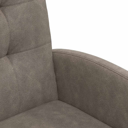 Esszimmerstühle mit Rollen 2 pcs Grau 58 x 67 x 97 cm