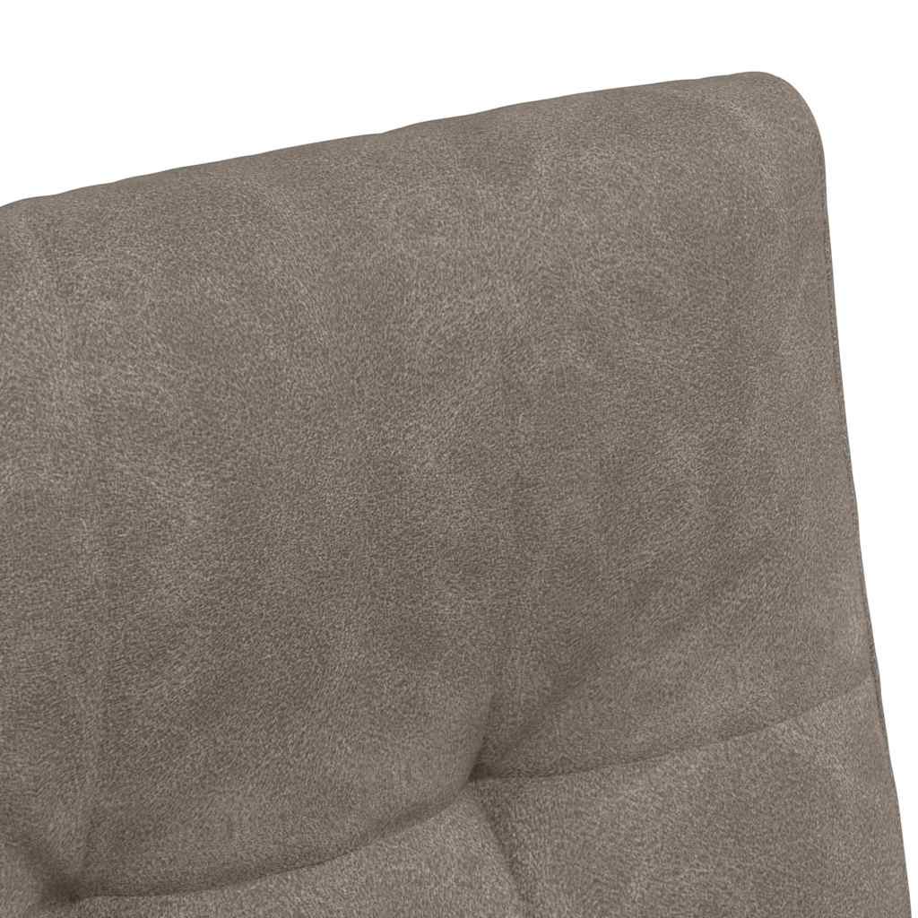 Esszimmerstühle mit Rollen 2 pcs Grau 58 x 67 x 97 cm