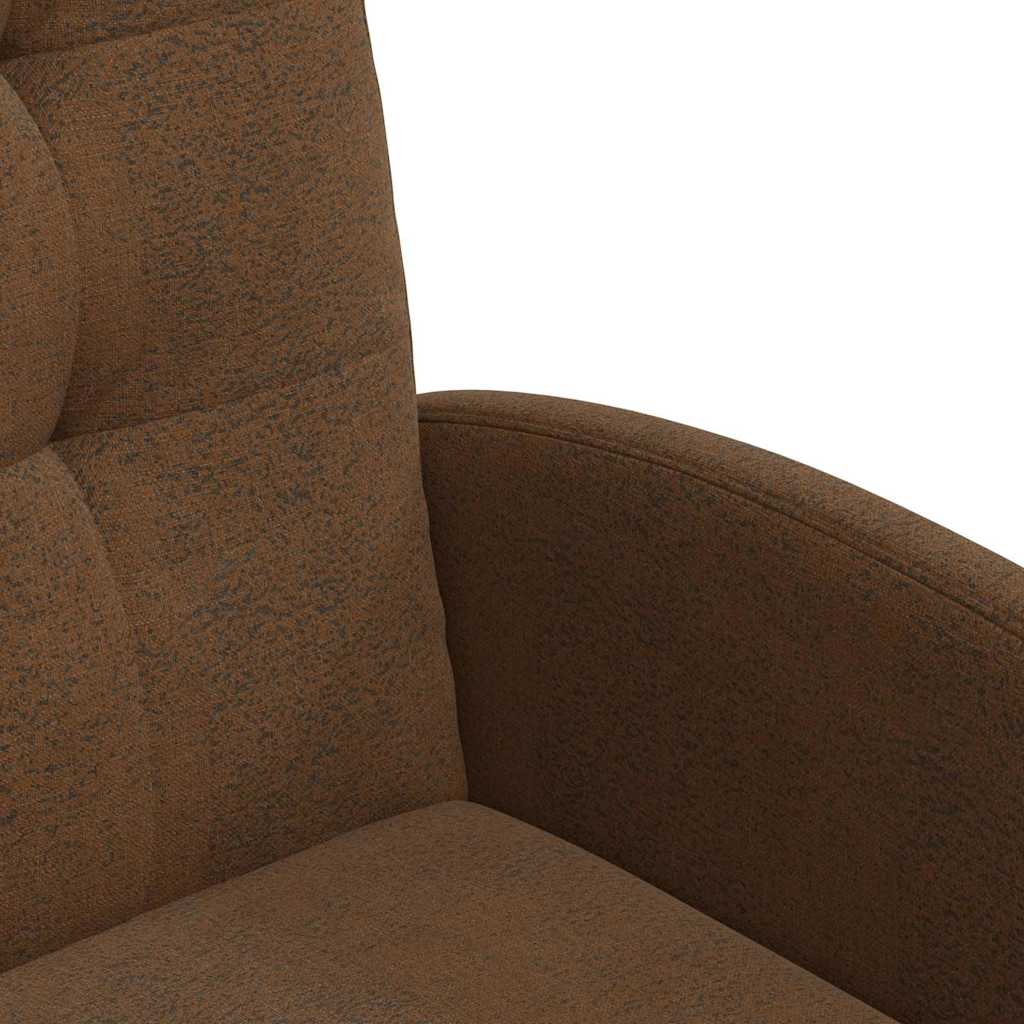 Esszimmerstühle mit Rollen 2 pcs Braun 58 x 67 x 97 cm