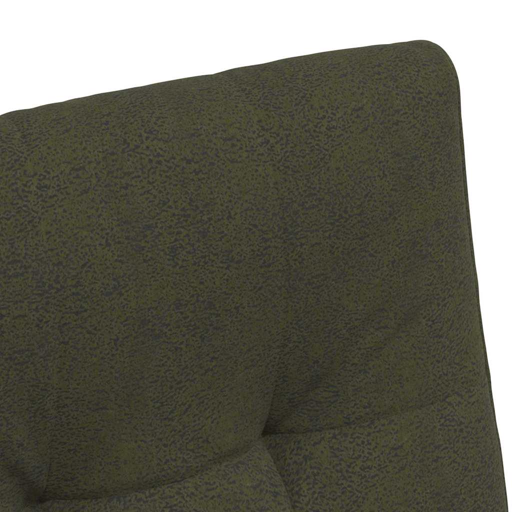 vidaXL Esszimmerstühle mit Rollen 2 pcs Armeegrün 58 x 67 x 97 cm