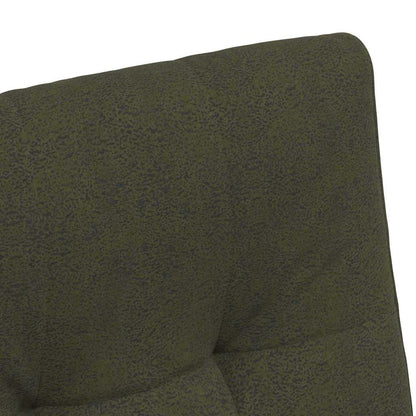 vidaXL Esszimmerstühle mit Rollen 2 pcs Armeegrün 58 x 67 x 97 cm