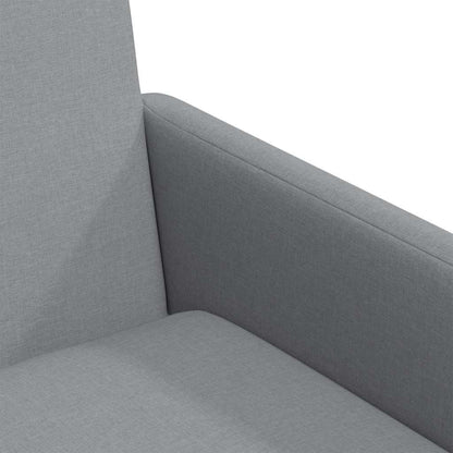 Esszimmerstühle 2 pcs Hellgrau 57 x 67 x 95 cm Stoff