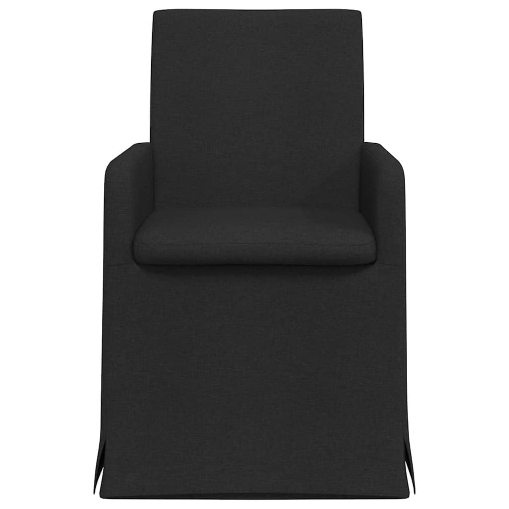 Esszimmerstühle 2 pcs Schwarz 57 x 67 x 95 cm Stoff